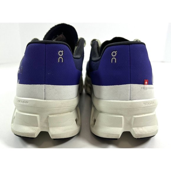 On Cloudmonster Mens 11.5 Running Shoes Sneakers Blue Purple Lightweight Cushion - Picture 7 of 10